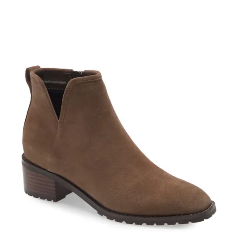 BLONDO sawyer waterproof bootie dark taupe 7.5 new